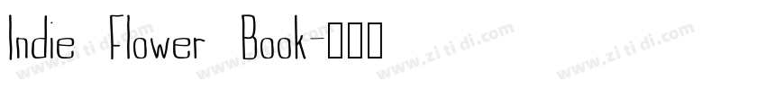 Indie Flower Book字体转换